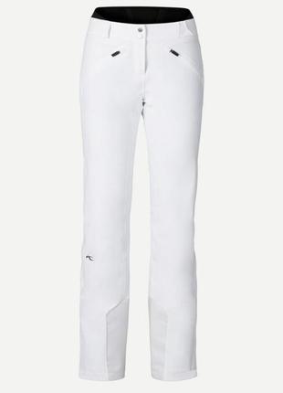 Kjus sequence женские лыжные штаны брюки р l белые