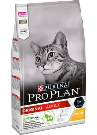 Сухой корм для кошек Purina Pro Plan Original Adult 1+ с куриц...