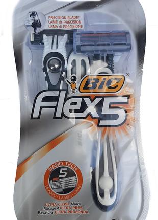 Bic Flex 5 (3 шт.) одноразові станки