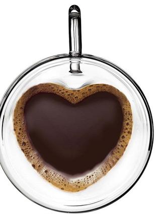 Набір чашок із подвійними стінками Con Brio 8908-2-CB серце (8...