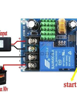 Контролер Управления зарядкой, Зарядка Аккумулятора Pb,LiFePO4...