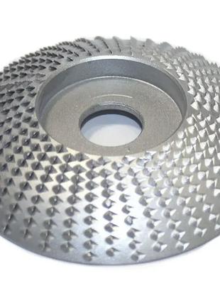 Диск-рашпиль полусфера Ø84x16 Silver (внутр. диаметр 16мм)
