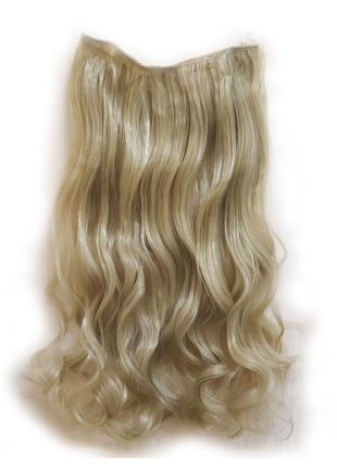Волосы на заколках блонд №24/613 Трессы волнистые термостойкие...