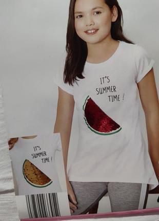 Дитяча футболка для дівчинки alive, розмір 152, білий
