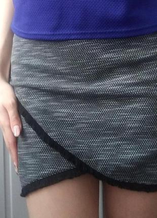 Асимметричная мини юбка new look petite