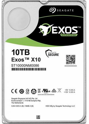 Жорсткий диск Seagate Exos X10 10TB 7200rpm 256MB 3.5" SATA II...