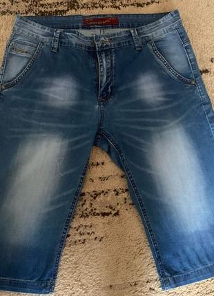 Мужские джинсовые бриджи, как новые, шорты
