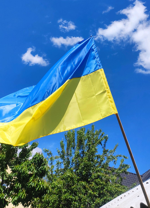 Флаг Украины, ткань болоньевая, прапор України. Киев самовывоз.