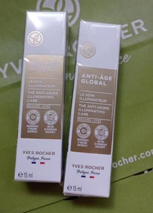 Крем для контуру очей anti ag-global від yves rocher