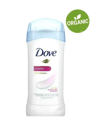 Dove, Твердий дезодорант, Powder, Пудровий, 74 г