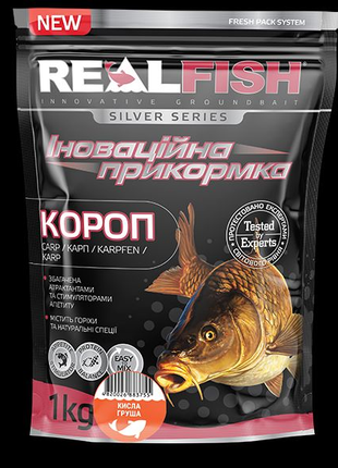 Рыболовная прикормка RealFish Карп Кислая Груша