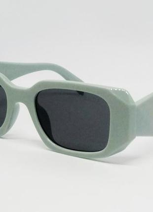 Prada стильные женские солнцезащитные очки линзы серые в серо ...