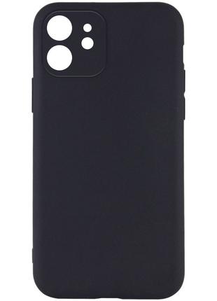 Защитный чехол для Iphone 12 TPU Epik Black Full Camera