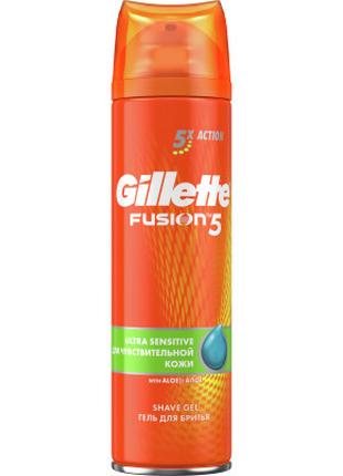 Гель для бритья Gillette Fusion 5 Ultra Sensitive 200 мл (7702...