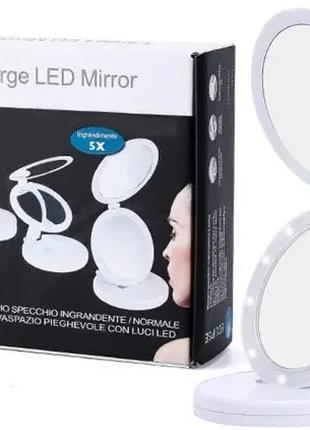 Косметическое зеркало Large LED Mirror W0-29 с LED подсветкой,...