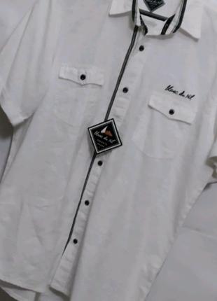 Рубашка с коротким рукавом blanc du nil