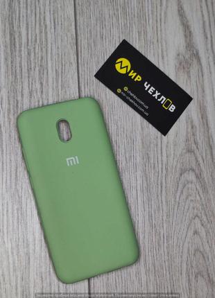 Чохол Xiaomi Redmi 8A Silicon cover зелений