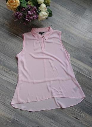 Красивая нежная розовая блузка блуза блузочка майка топ размер...