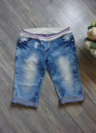 Женские джинсовые шорты варенки размер 44/46 джинс