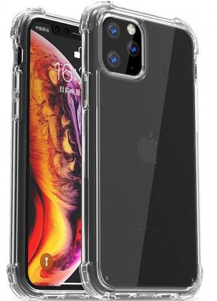 Прозрачный чехол (противоударный) для iphone 11 clear case lux