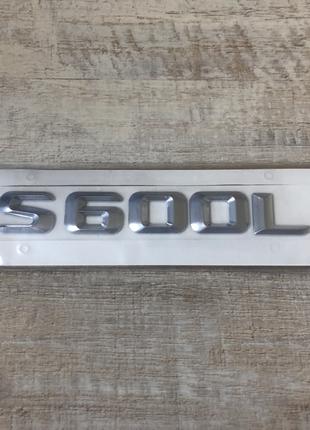 Эмблема шильдик надпись багажника Mercedes-Benz S600L
