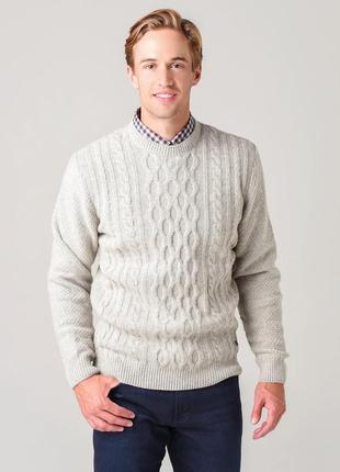 Джемпер barbour chunky cable sweater (m)