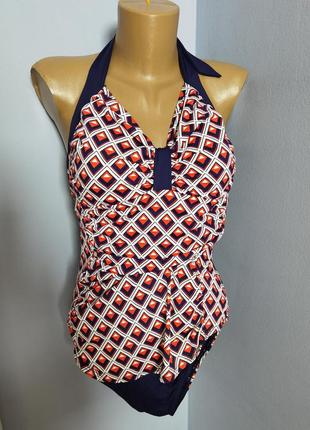 Брендовий суцільний закритий купальник розміру 18/2xl
