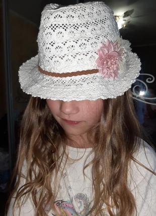Летняя шляпа на 7-8 лет