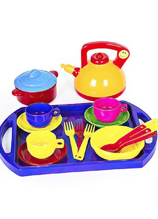 Детская игрушка «Набор посуды Bamsic, разноцветный». Производи...