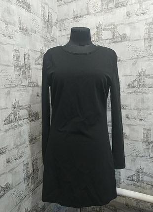 Маленькое черное  платье с красивой спиной с вырезом и бантом,...