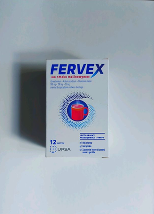 Fervex 12 пакетів малинового смаку Фервекс Європа