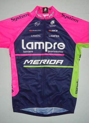 Велофутболка велоформа lampre-merida cycling jersey (m)