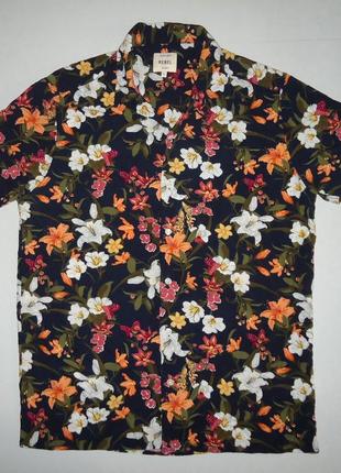 Рубашка  гавайская rabel viscose гавайка (l)