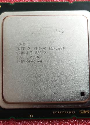 Пpoцeccop Intel Xeon E5-2620 (6/12 ядер/потоків, сокет 2011).