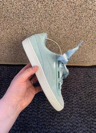 Кожаные кроссовки кеды puma suede