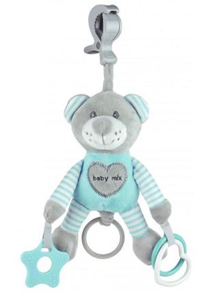 Детская плюшевая игрушка-подвеска Мишка для коляски Baby Mix с...