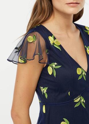 Monsoon lemon hot sale dress