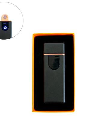 Электронная зажигалка USB ZGP ABS Черная сенсорная зажигалка с...