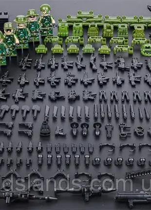 Фигурки человечки военные спецназ солдаты оружие альфа для лего