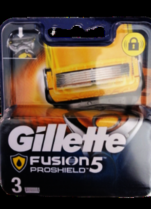 Змінні касети Gillette Fusion 5 Proshield, 3 шт Европа ОРИГІНАЛ