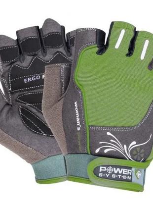 Перчатки для фитнеса Power System PS-2570, Green XS