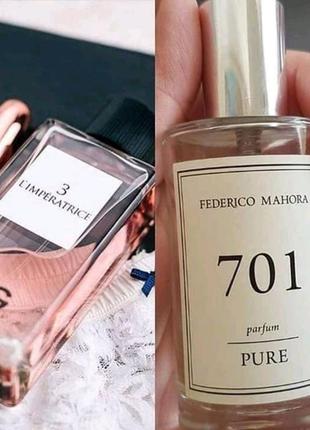 Fm духи для женщин pure 701 (аромат d&g l'imperatrice 3 (дольч...
