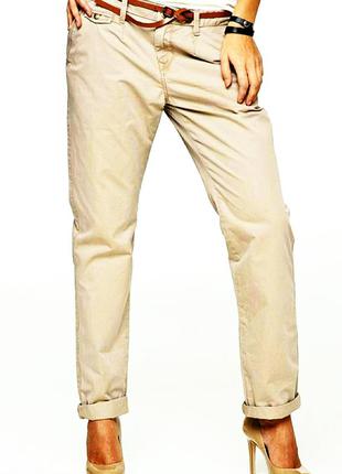 Легкі бавовняні штани джинси mac