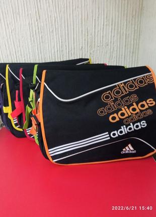 Сумка спортивна adidas/ сумка через плече. сумка через плече