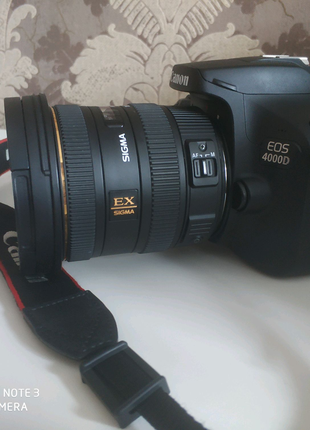 Фотокамера Canon EOS 4000D + об'єктив Sigma 10-20mm