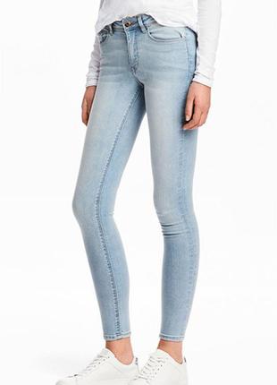 Джинсы- super skinny regular jeans от бренда h&m