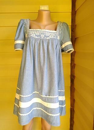 Джинсовое платье для беременных zara.