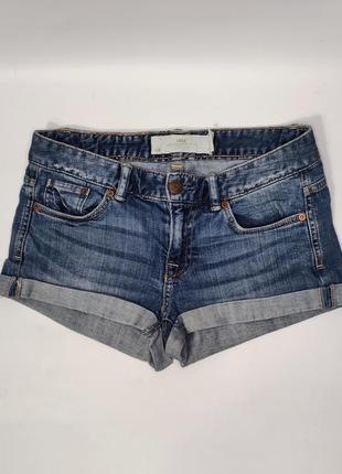H&m короткие джинсовые шорты 25 размер