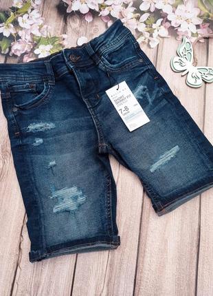 Стильные детские джинсовые шорты для мальчика бренда primark
