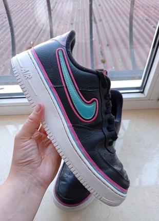 Шкіряні кросівки nike air force 1